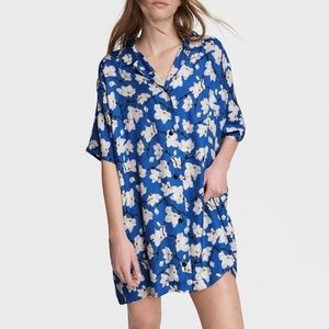 Rag & Bone Reed Silk Shirt-Dress Size Medium